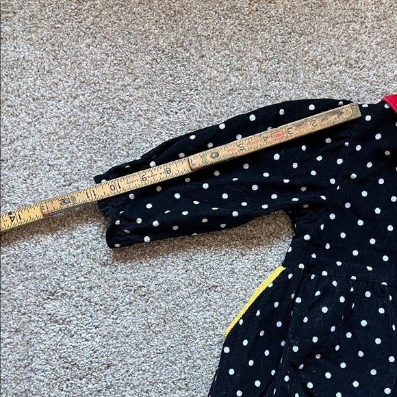 VTG Baby Togs 90s Corduroy Polka Dot Clown Kids Color Jumper One Piece 18mo - Picture 13 of 13